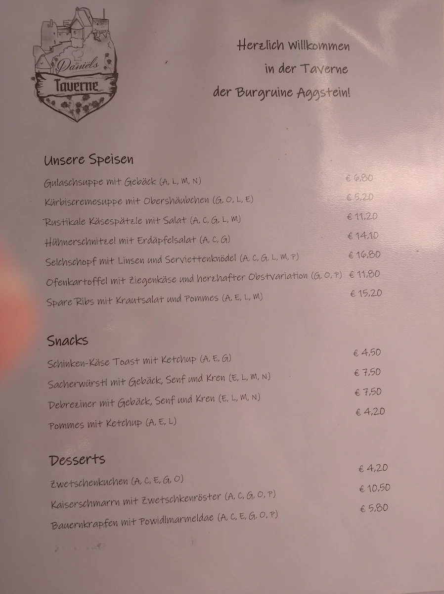 Speisekarte photo 2