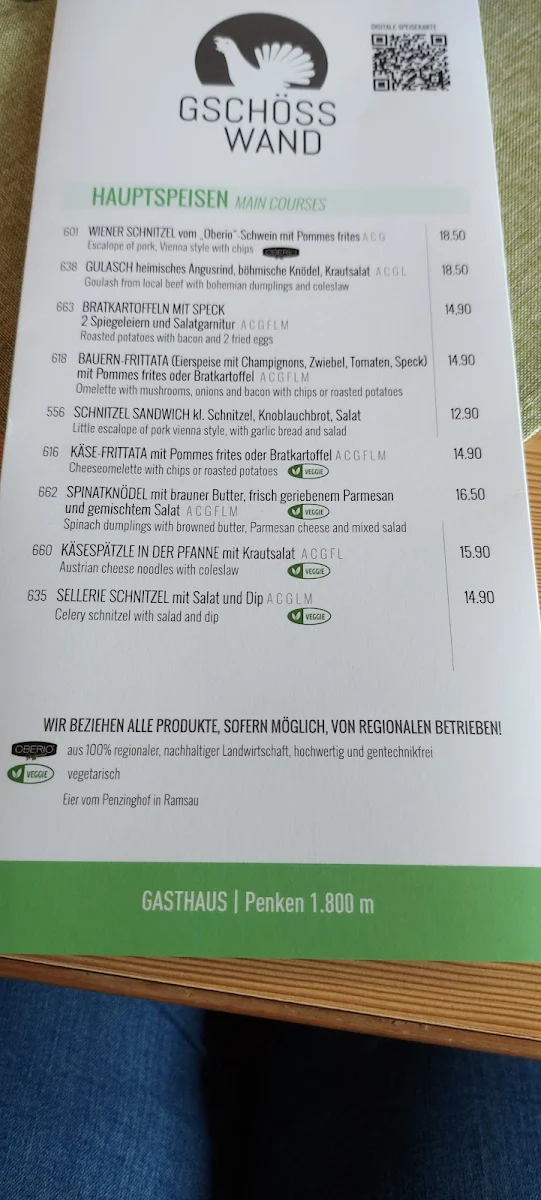 Speisekarte photo 1