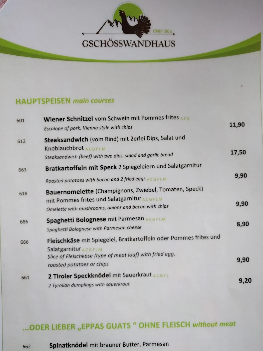 Speisekarte photo 4