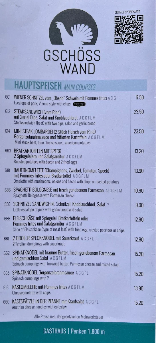 Speisekarte photo 5