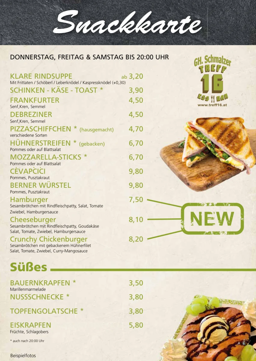 Speisekarte photo 2