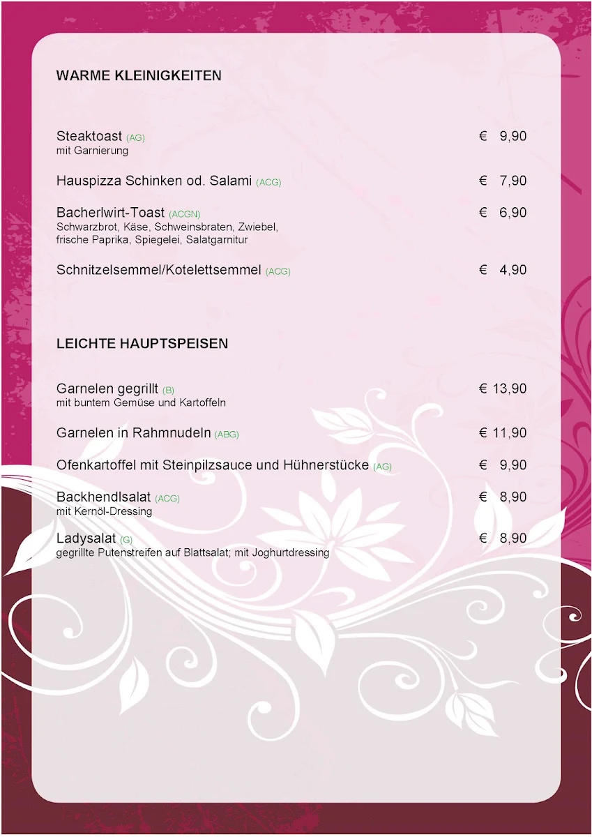 Speisekarte photo 7