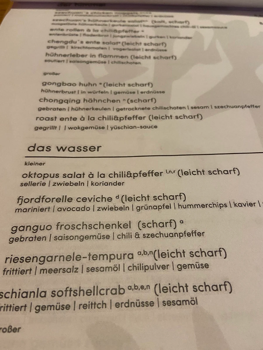 Speisekarte photo 5