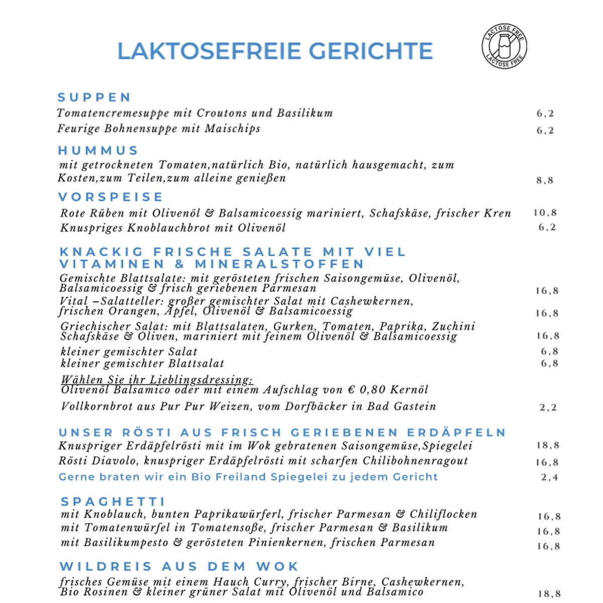 Speisekarte photo 5