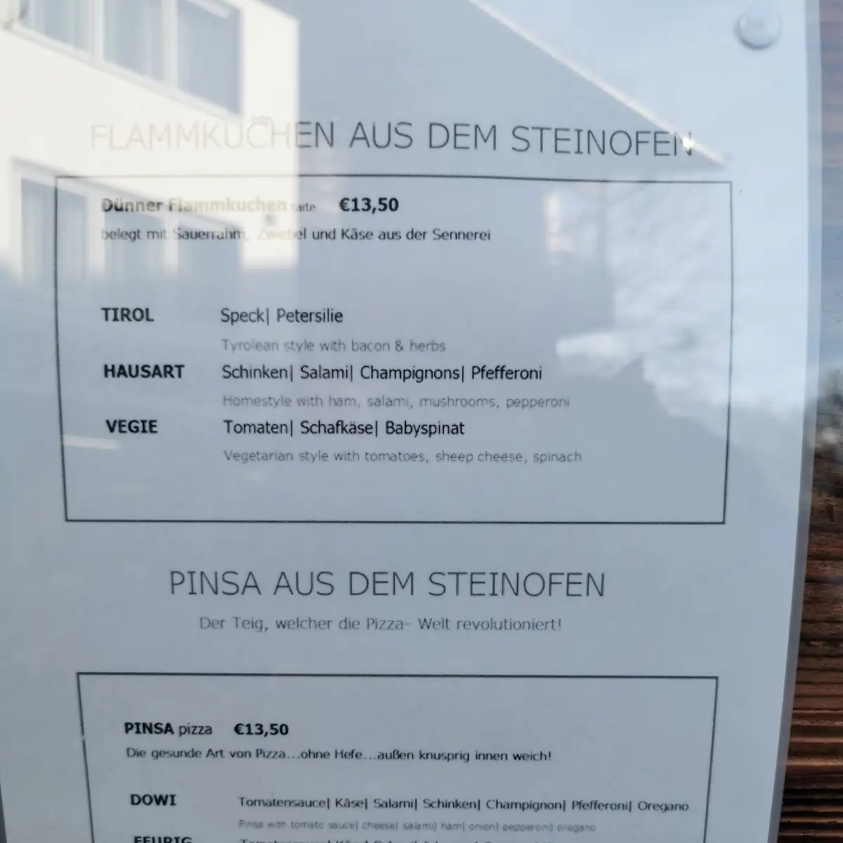 Speisekarte photo 2
