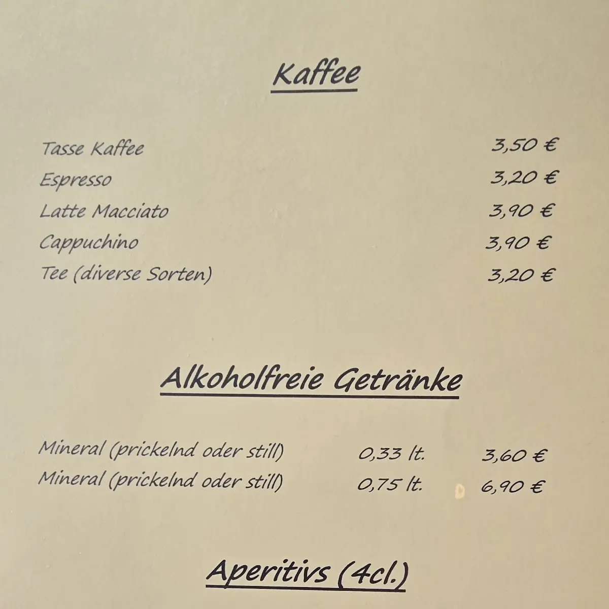 Speisekarte photo 2