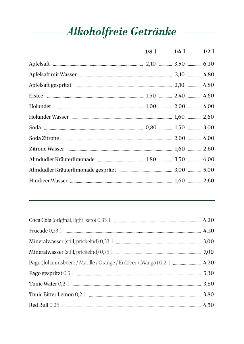Speisekarte photo 2