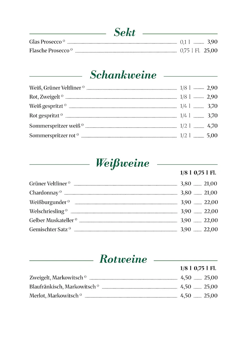 Speisekarte photo 5