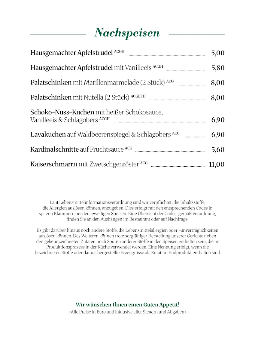 Speisekarte photo 9