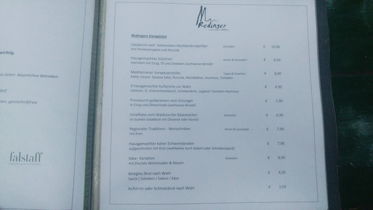 Speisekarte photo 3