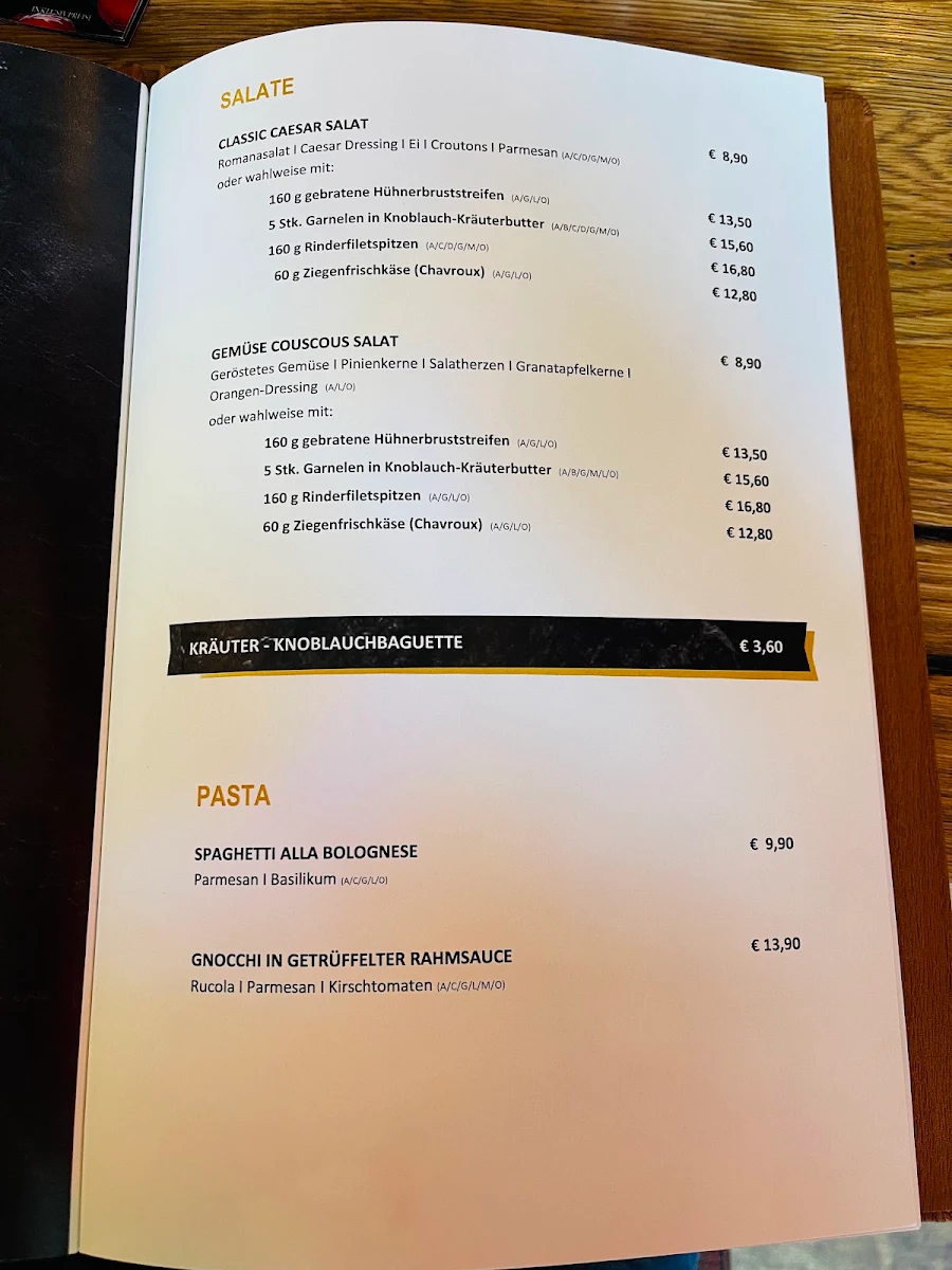 Speisekarte photo 5