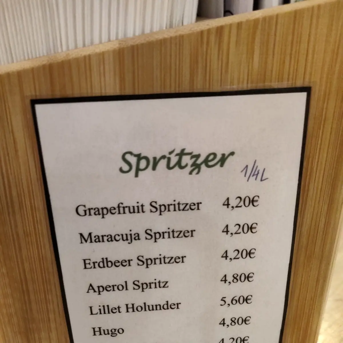 Speisekarte photo 4