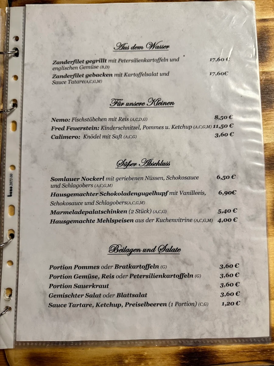 Speisekarte photo 1