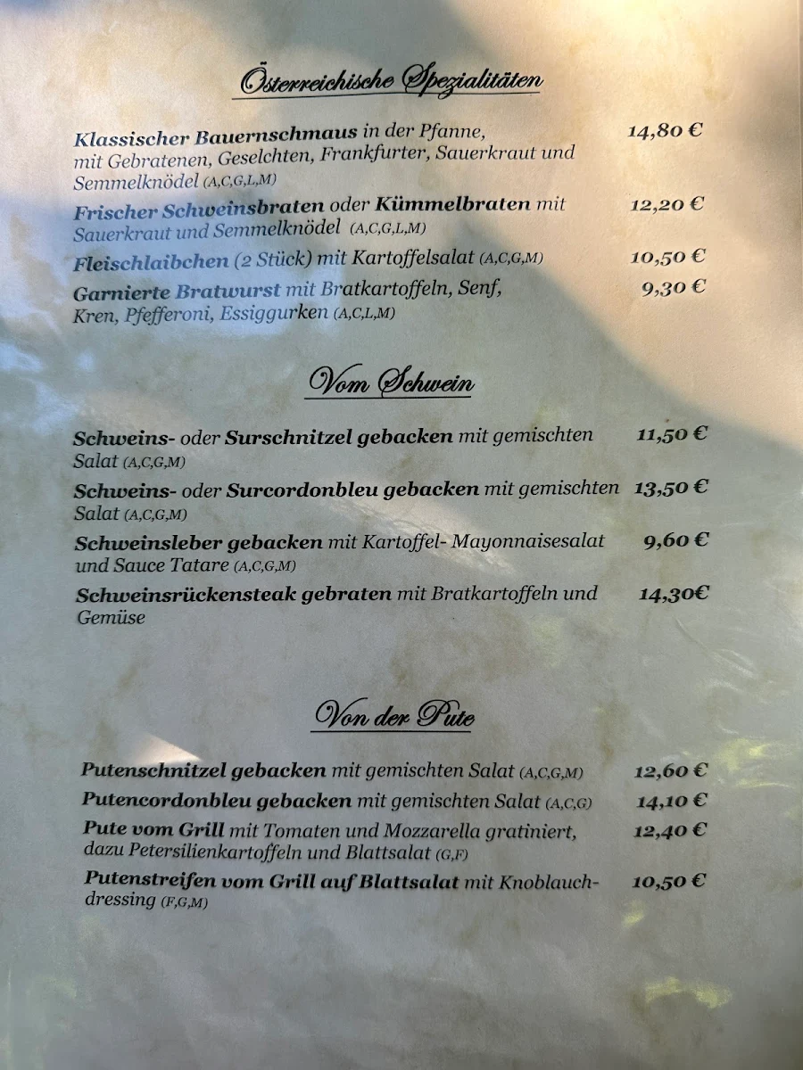 Speisekarte photo 2