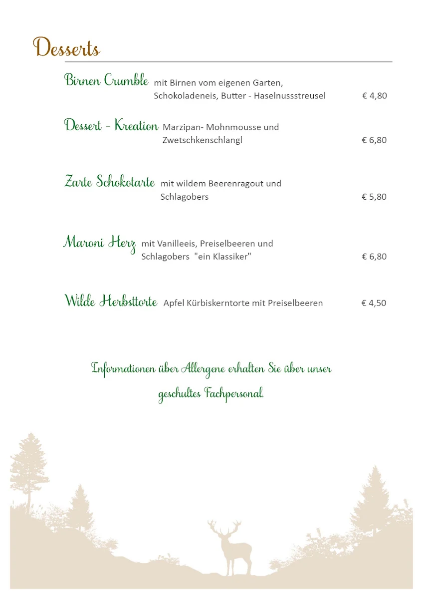 Speisekarte photo 5