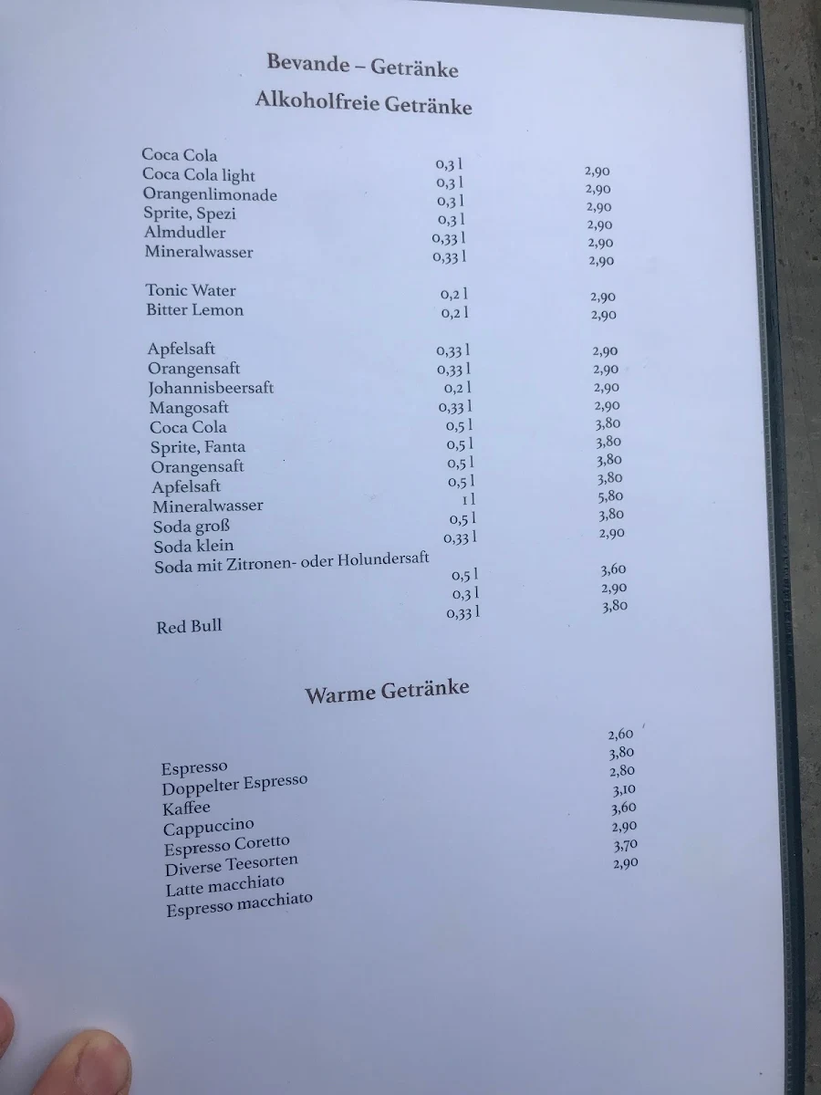 Speisekarte photo 2