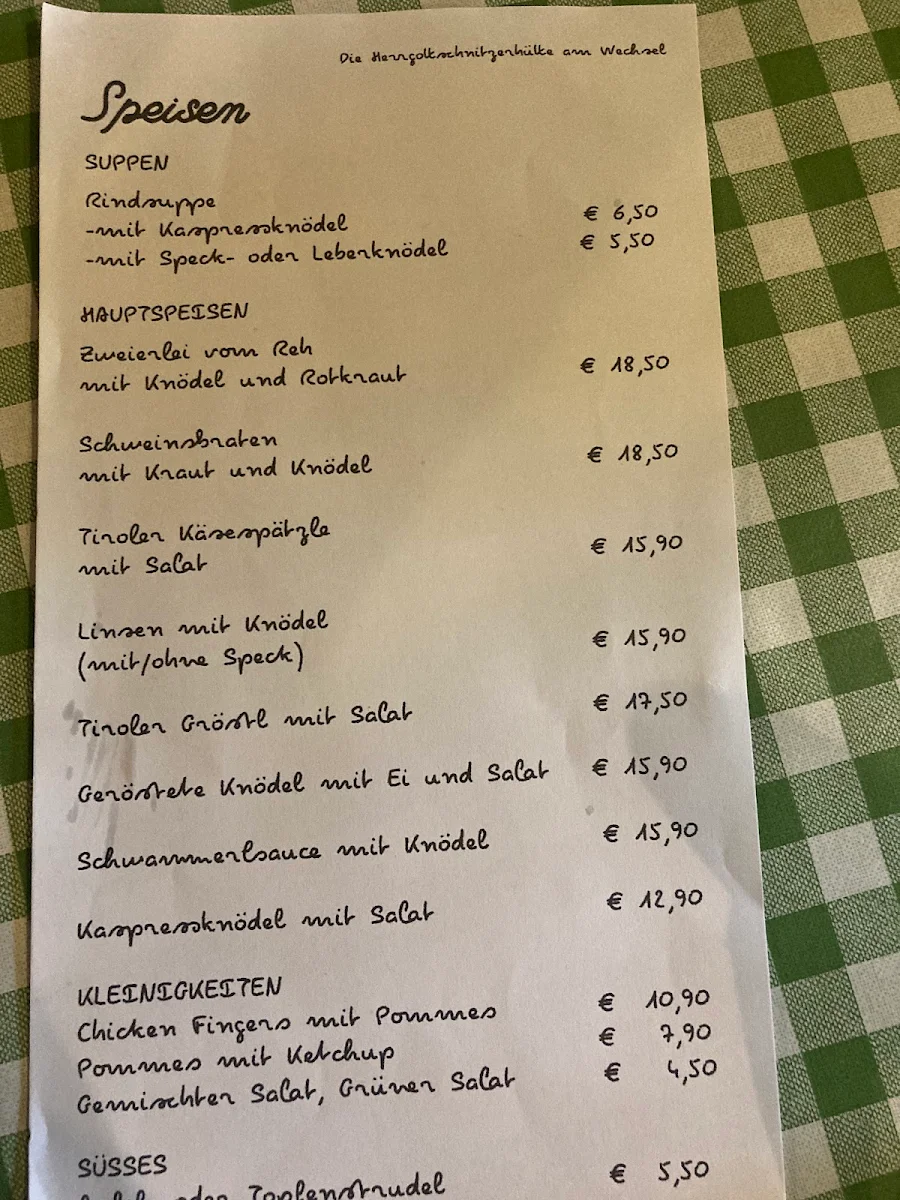 Speisekarte photo 2