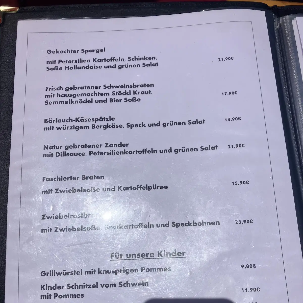 Speisekarte photo 4