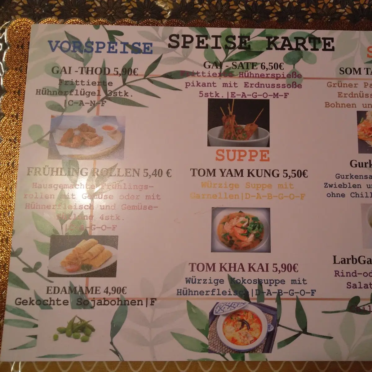 Speisekarte photo 2