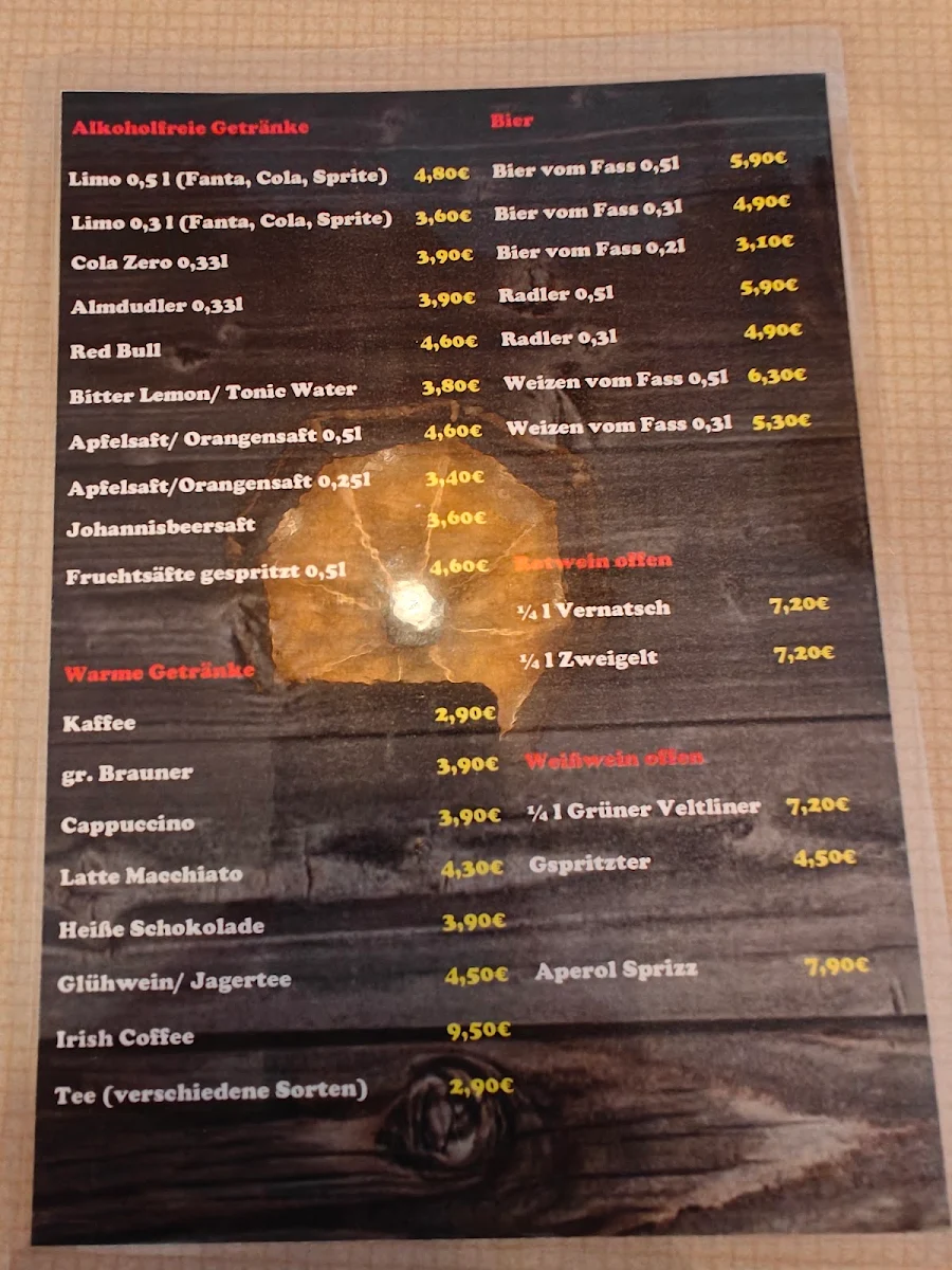 Speisekarte photo 1