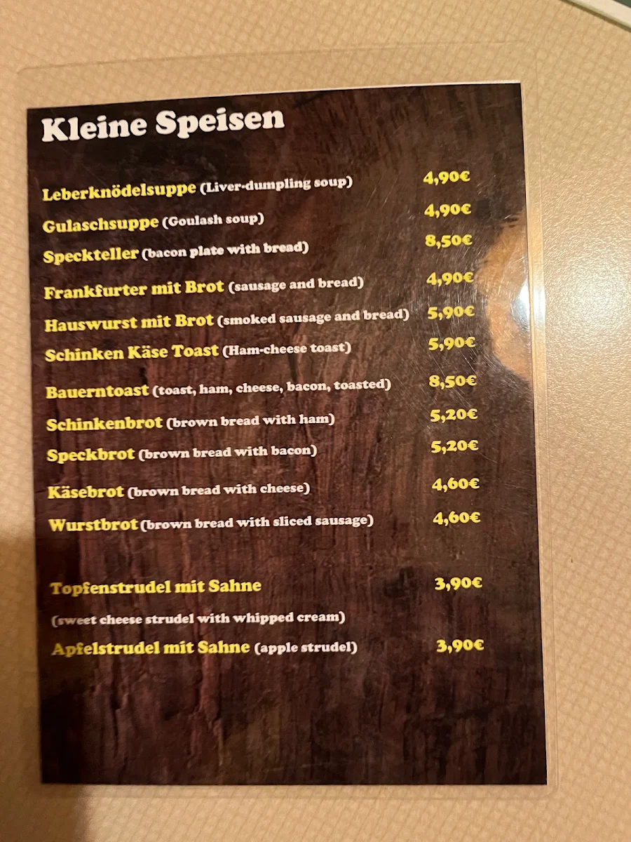 Speisekarte photo 3