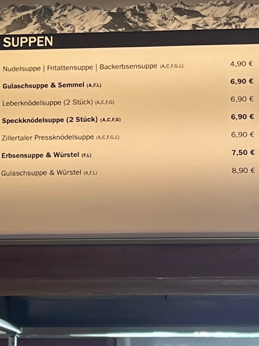 Speisekarte photo 6