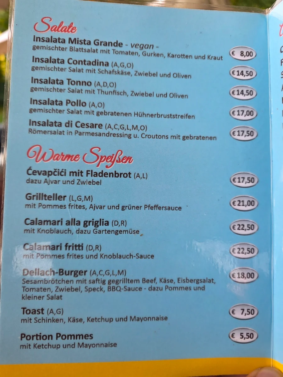 Speisekarte photo 2