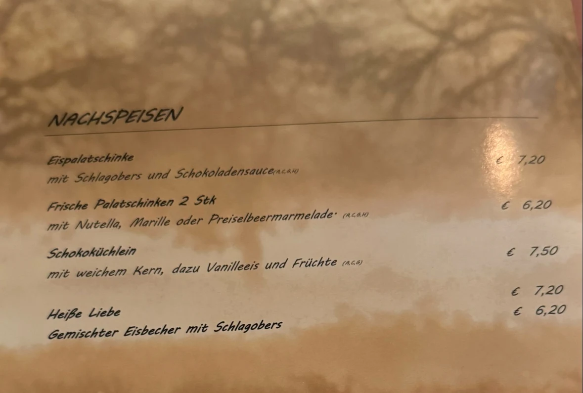 Speisekarte photo 3