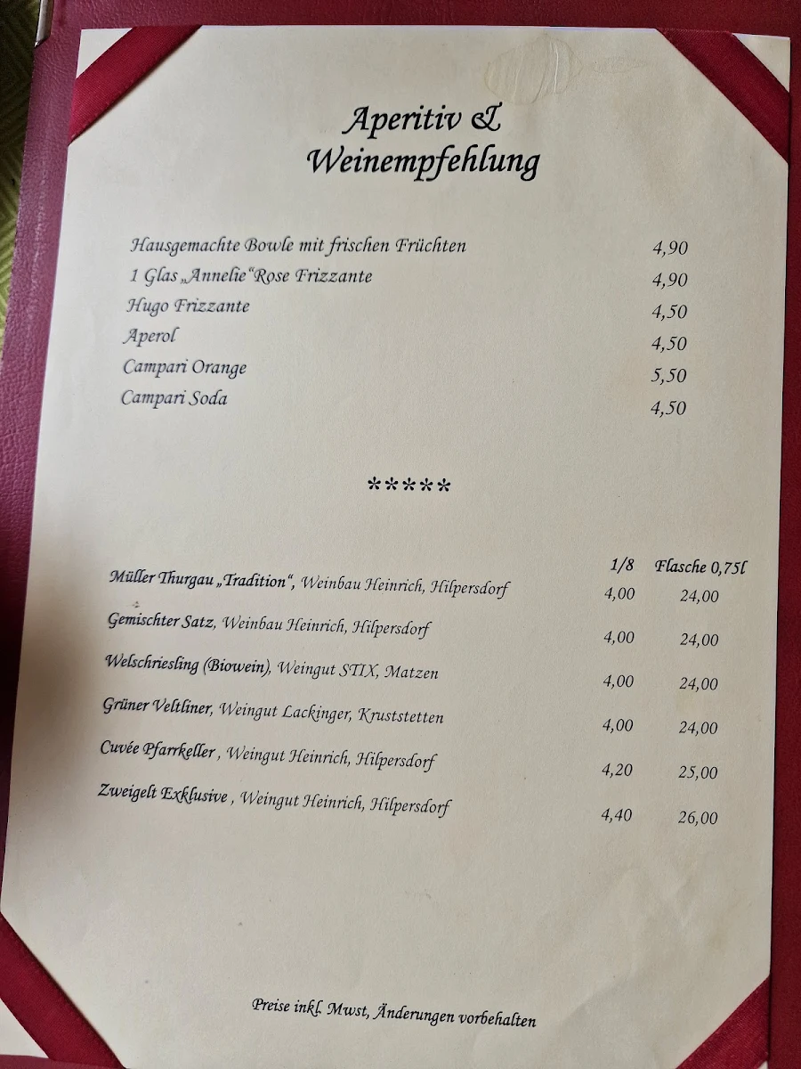 Speisekarte photo 2