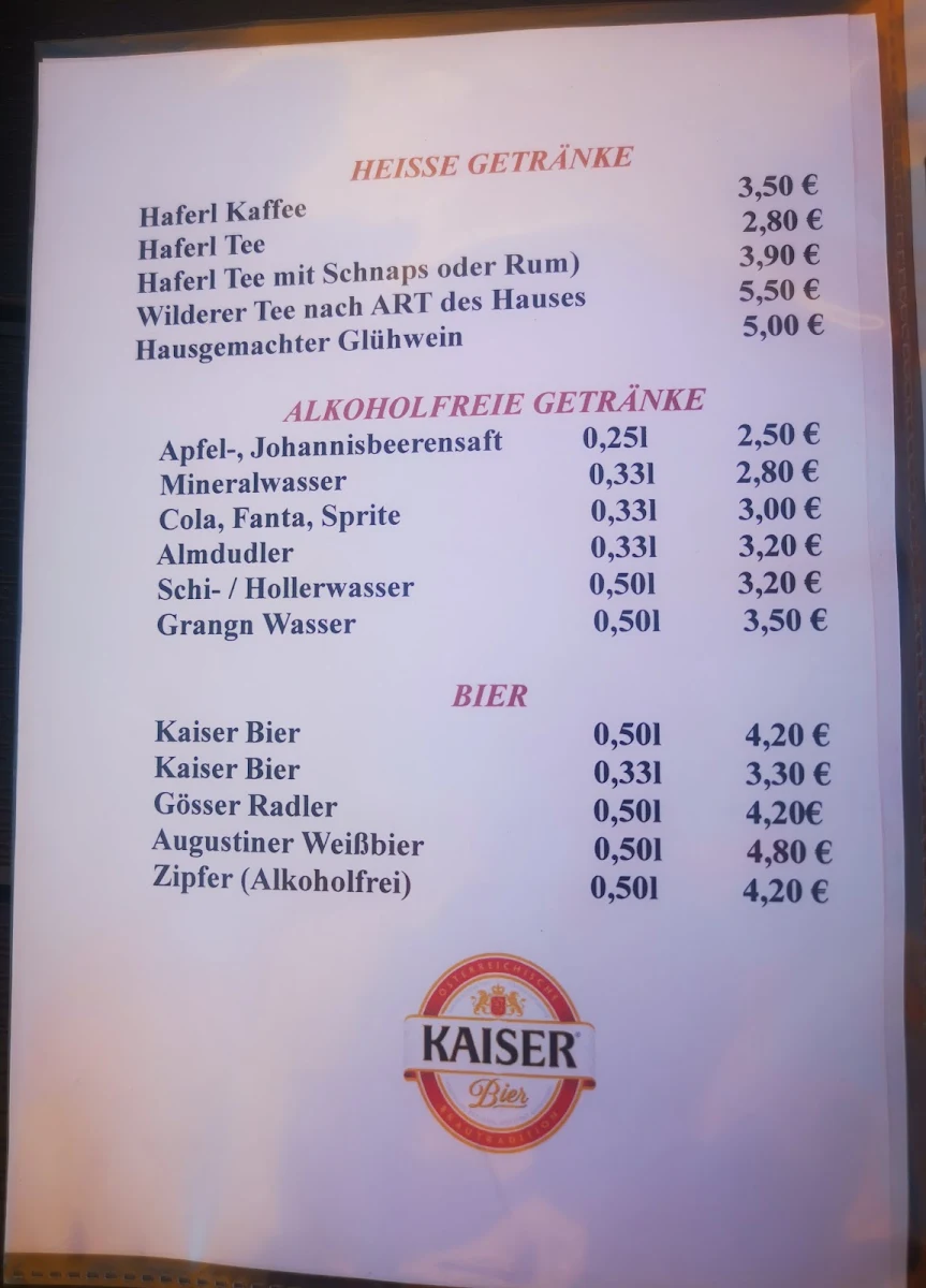 Speisekarte photo 1