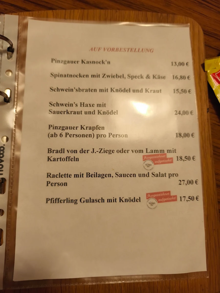 Speisekarte photo 9