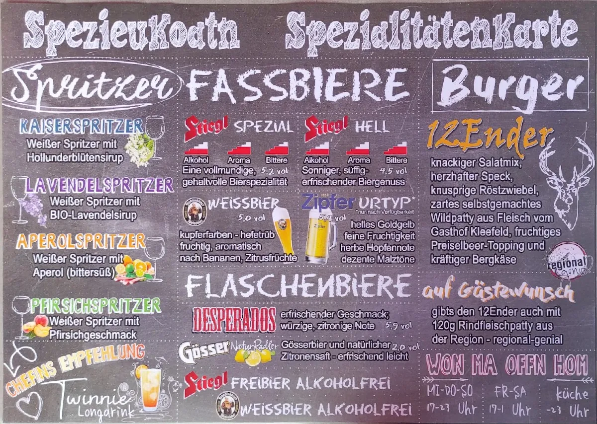 Speisekarte photo 2