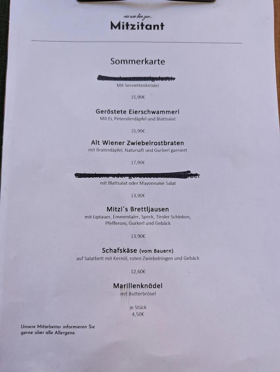 Speisekarte photo 10