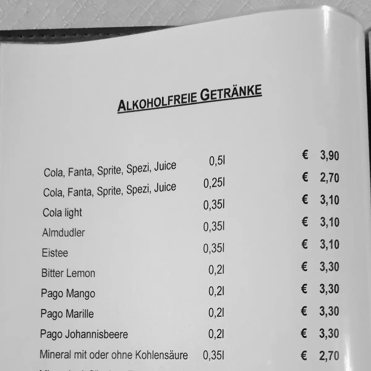 Speisekarte photo 1