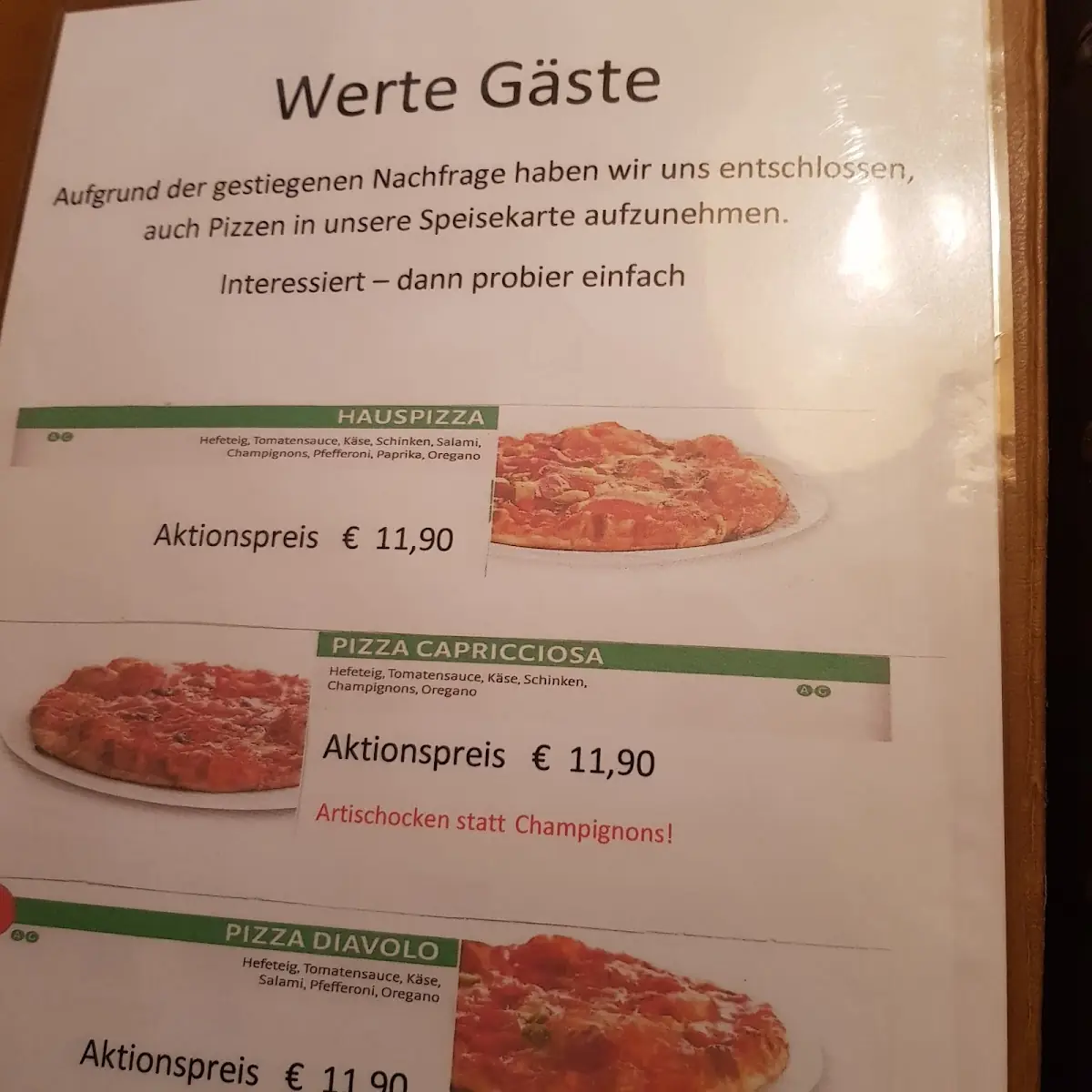 Speisekarte photo 3
