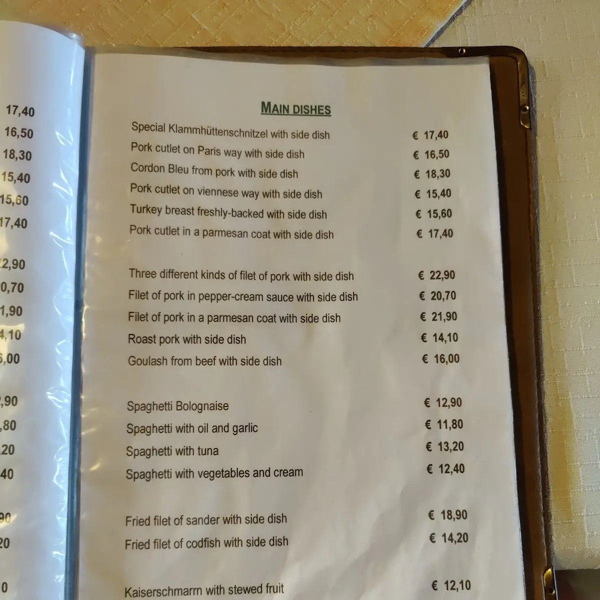 Speisekarte photo 8