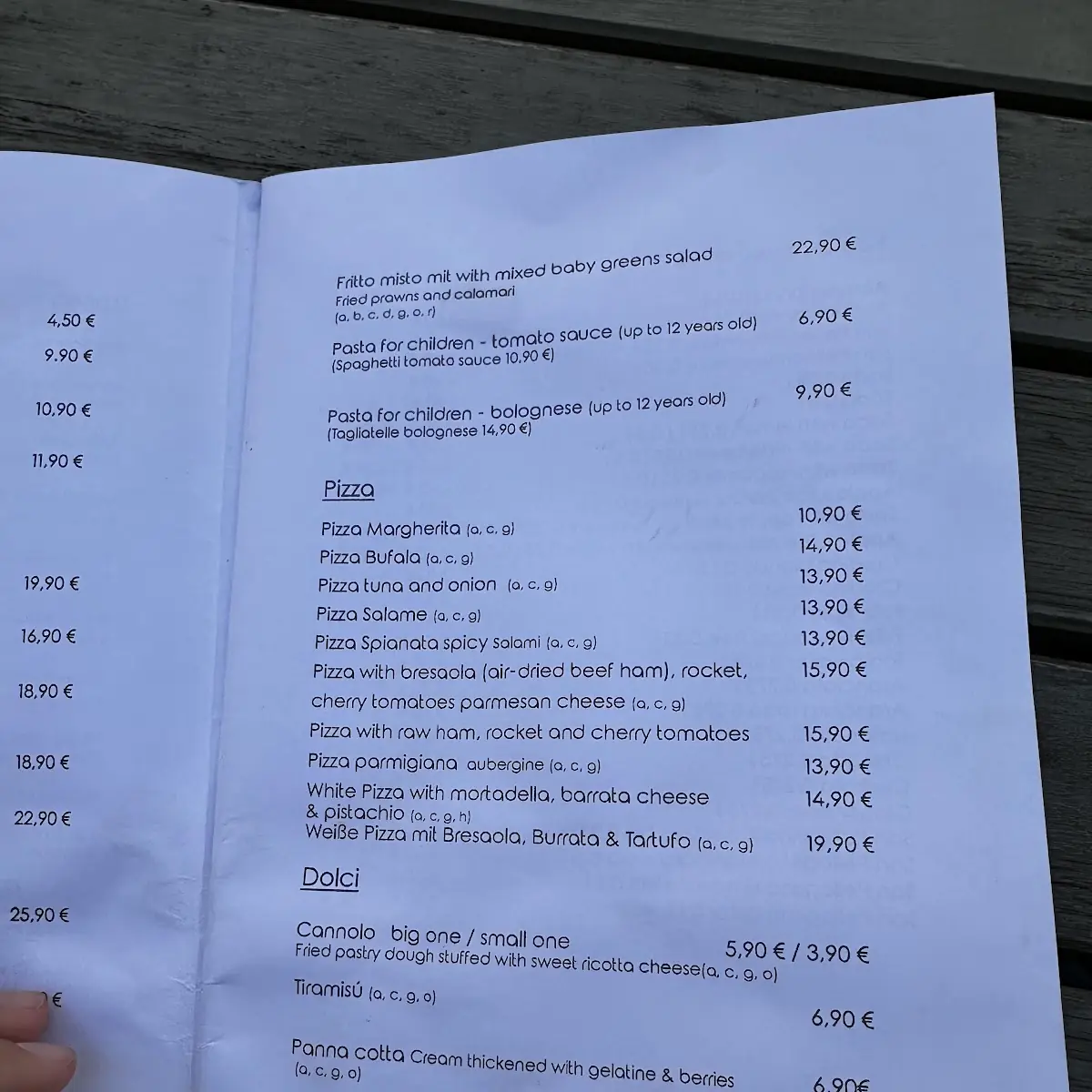 Speisekarte photo 3