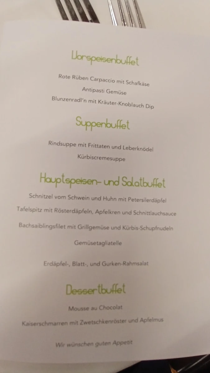 Speisekarte photo 1