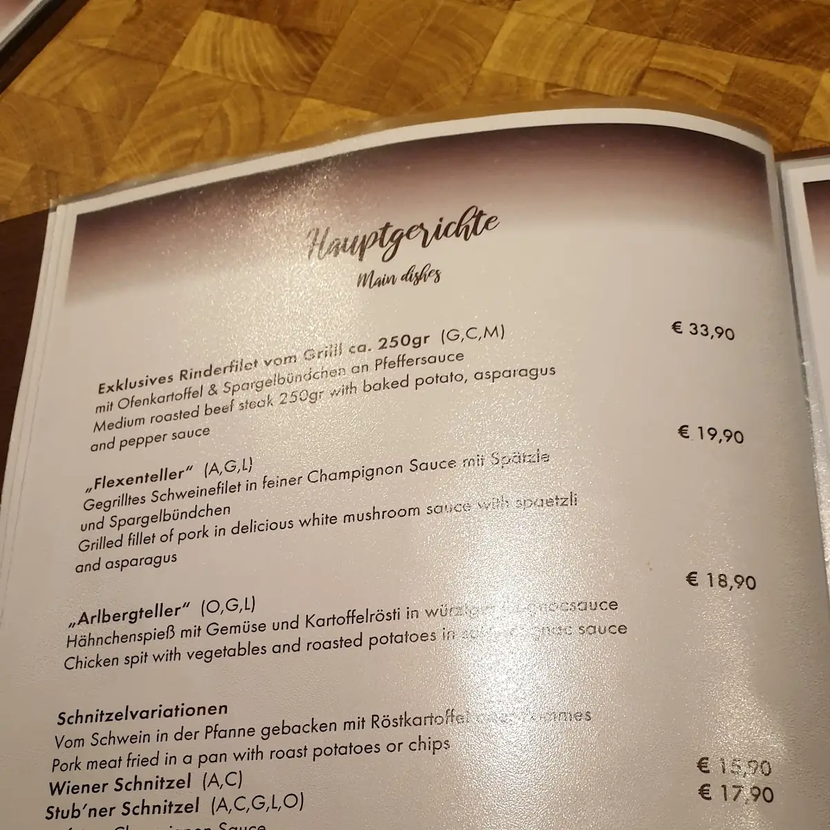 Speisekarte photo 10