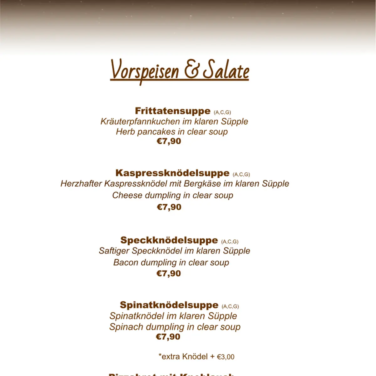 Speisekarte photo 6