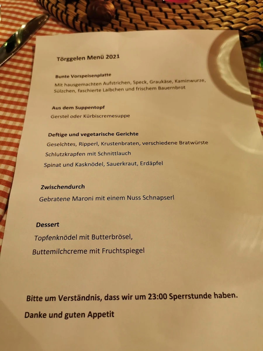 Speisekarte photo 1