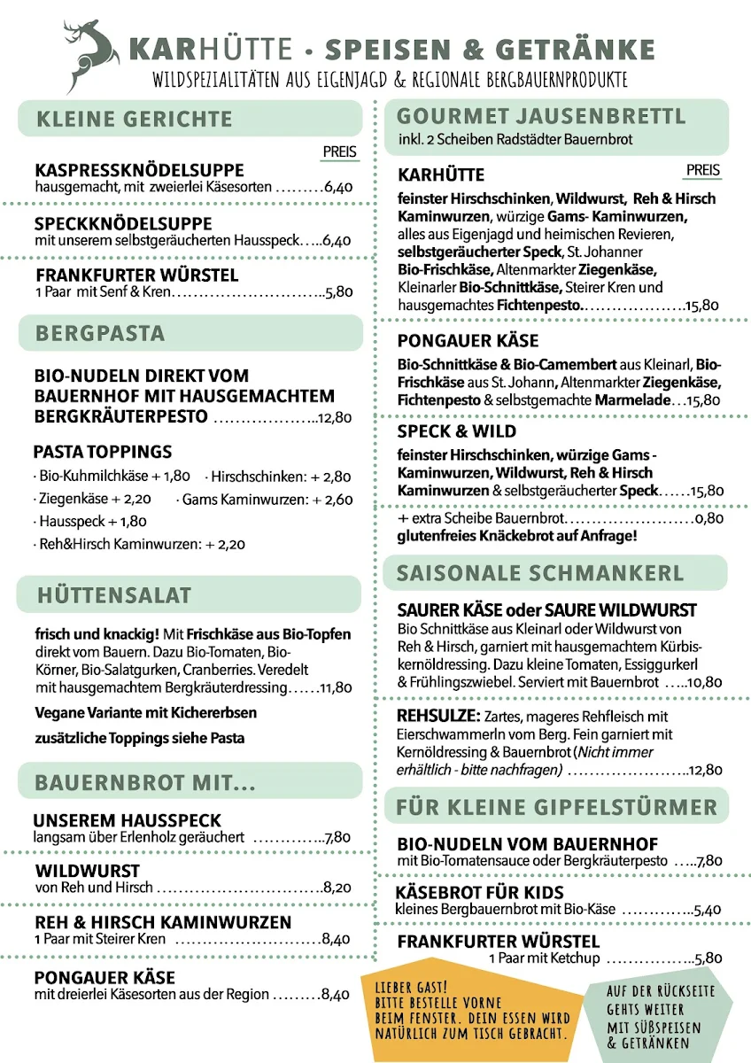 Speisekarte photo 1