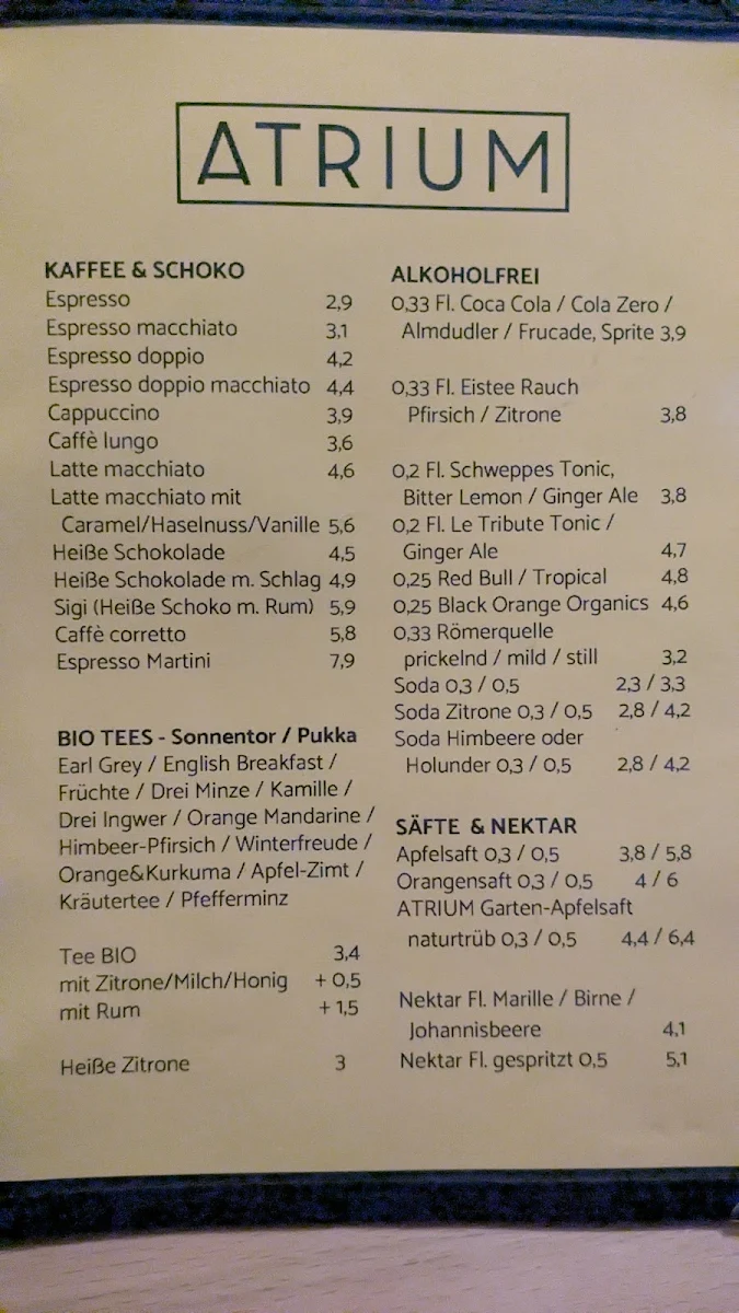 Speisekarte photo 1