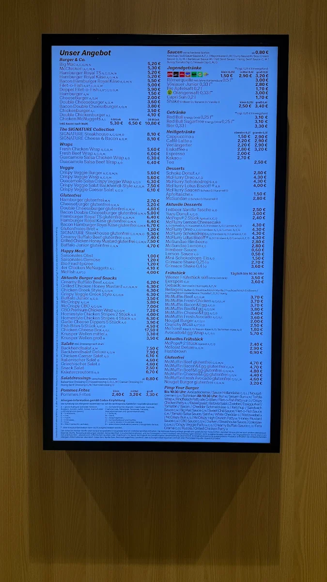 Speisekarte photo 1