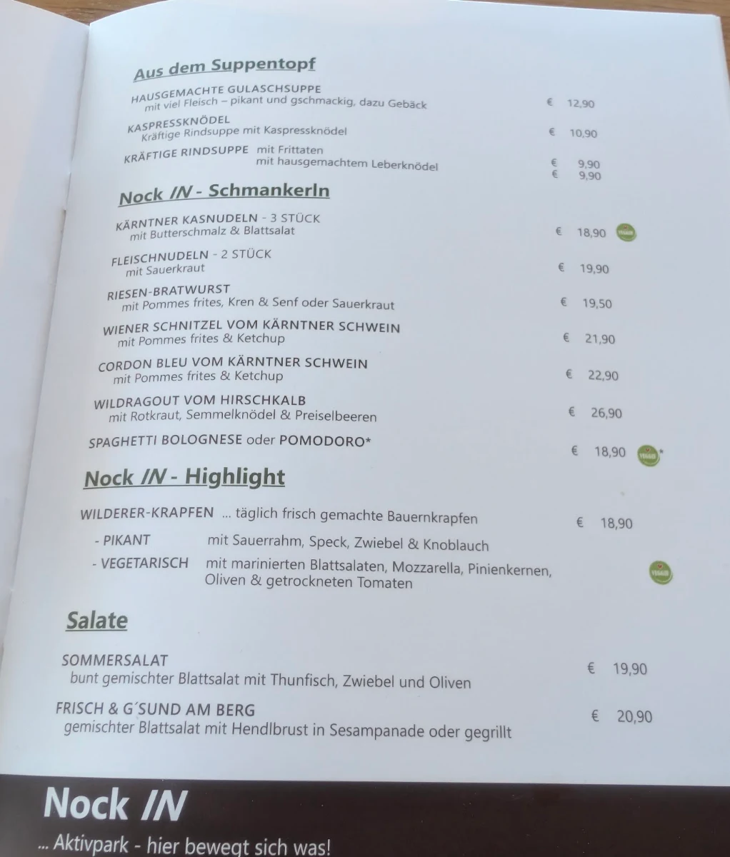 Speisekarte photo 5