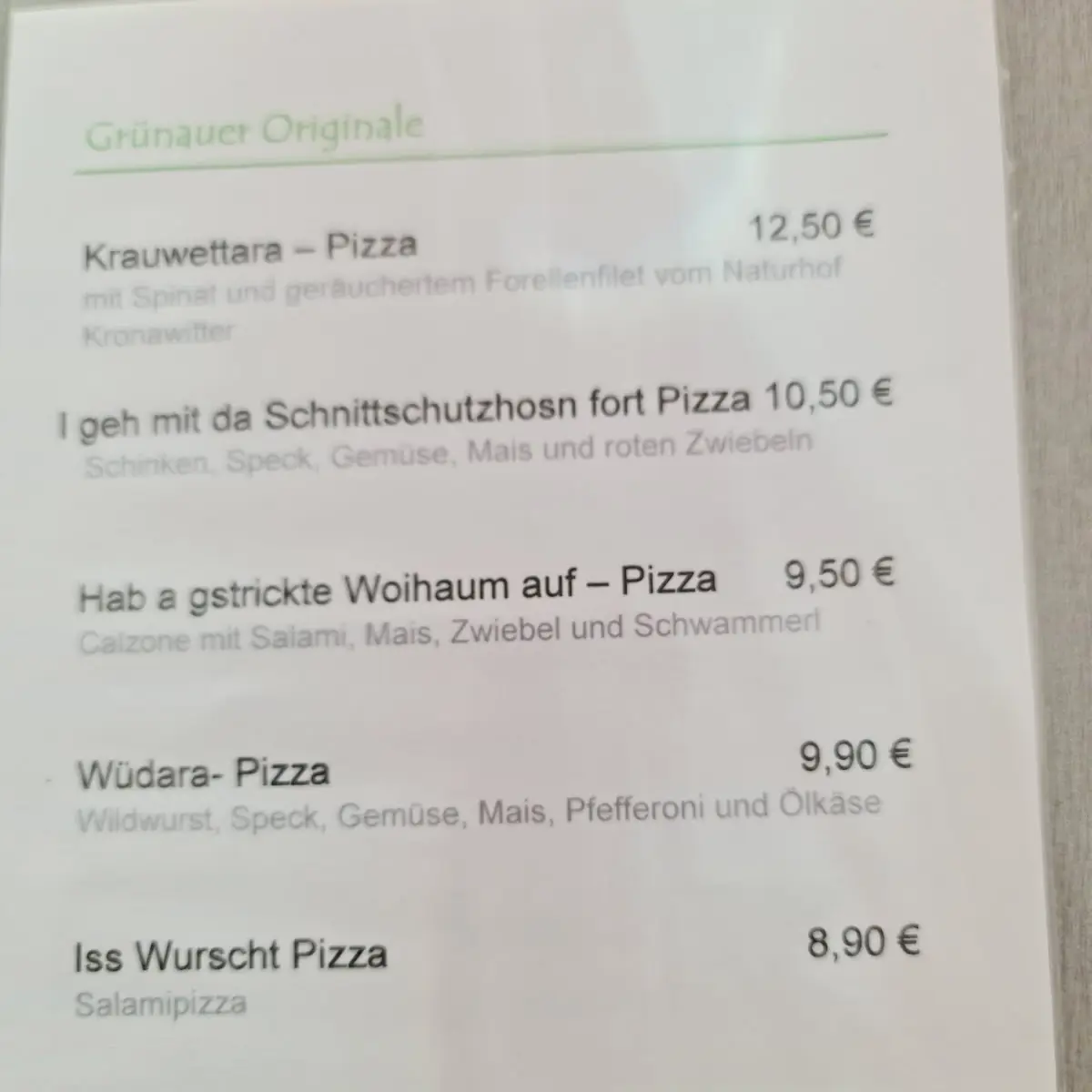 Speisekarte photo 6
