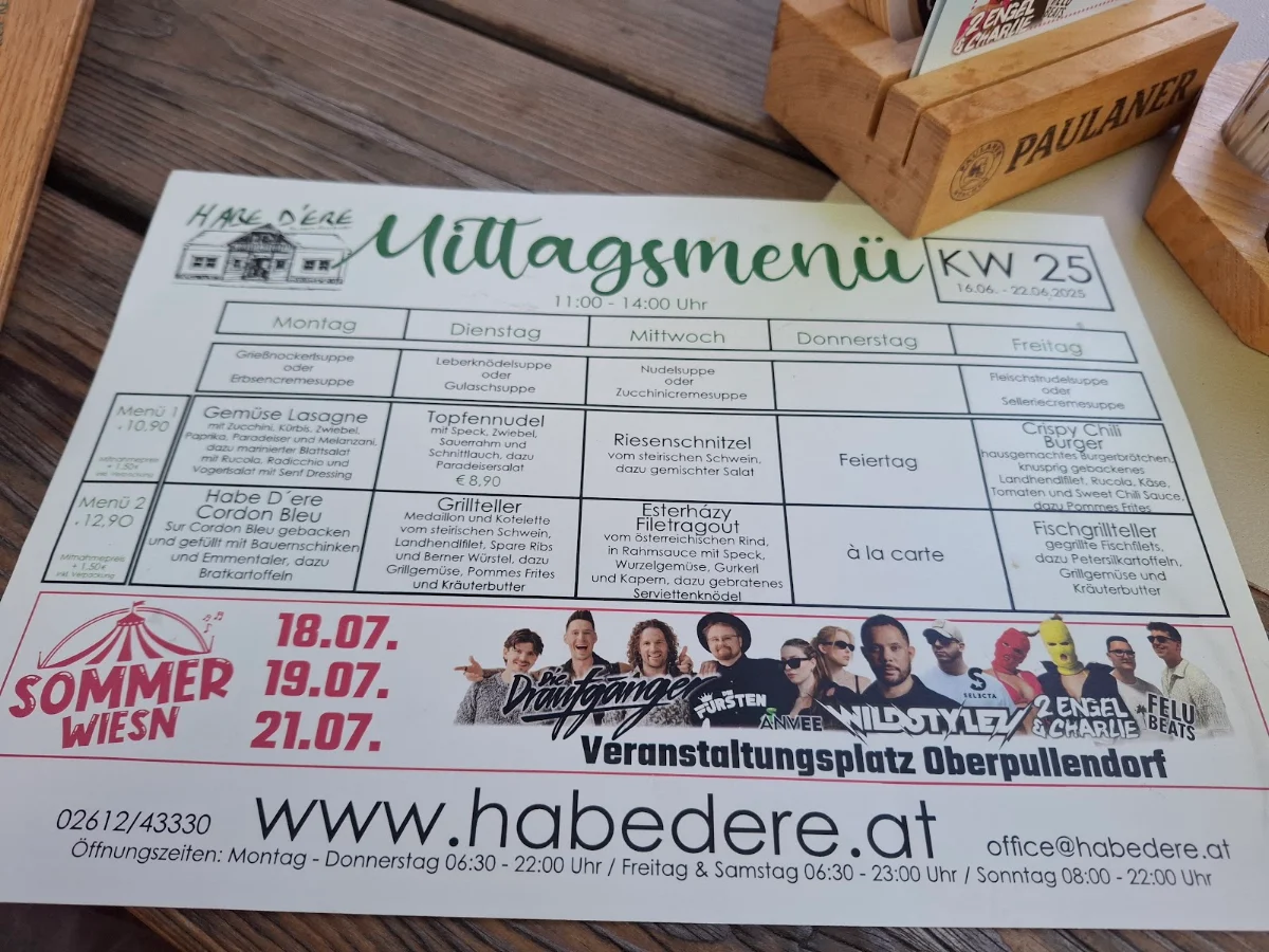Speisekarte photo 1
