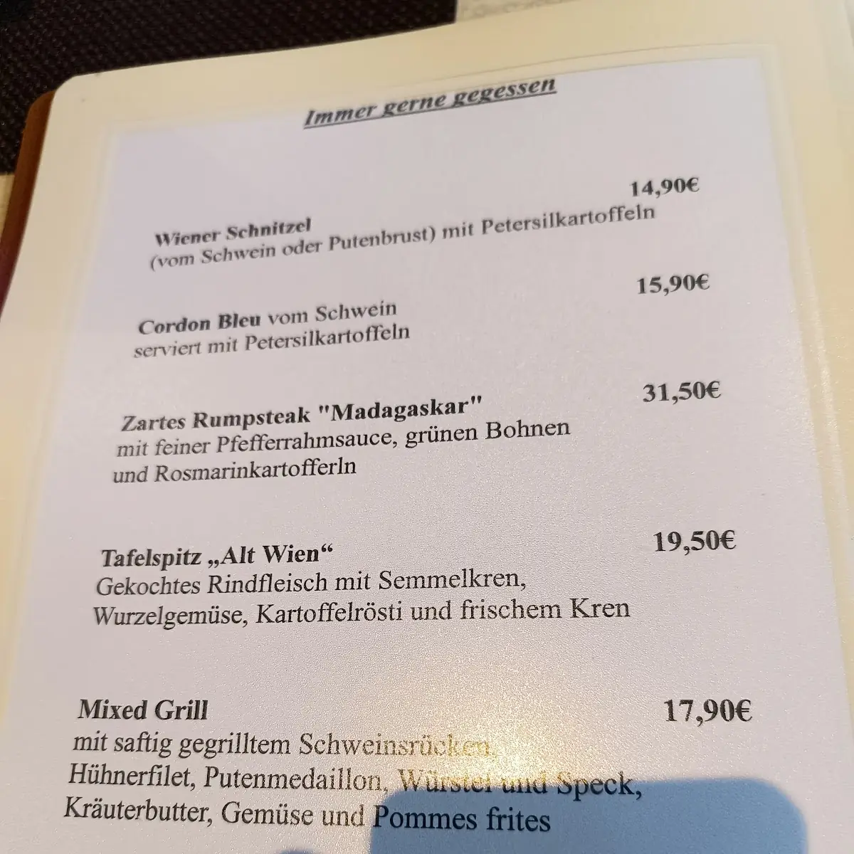 Speisekarte photo 10