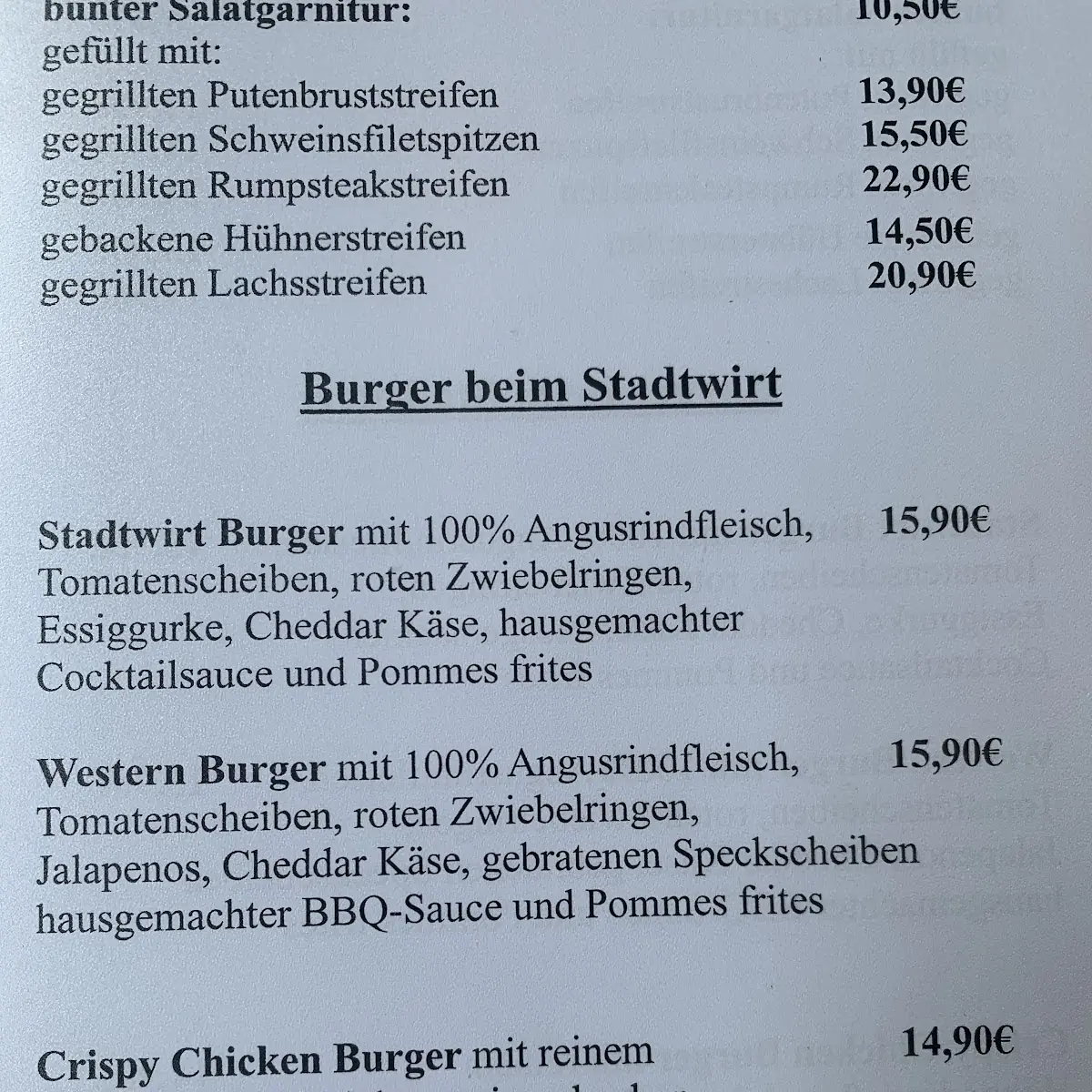 Speisekarte photo 9