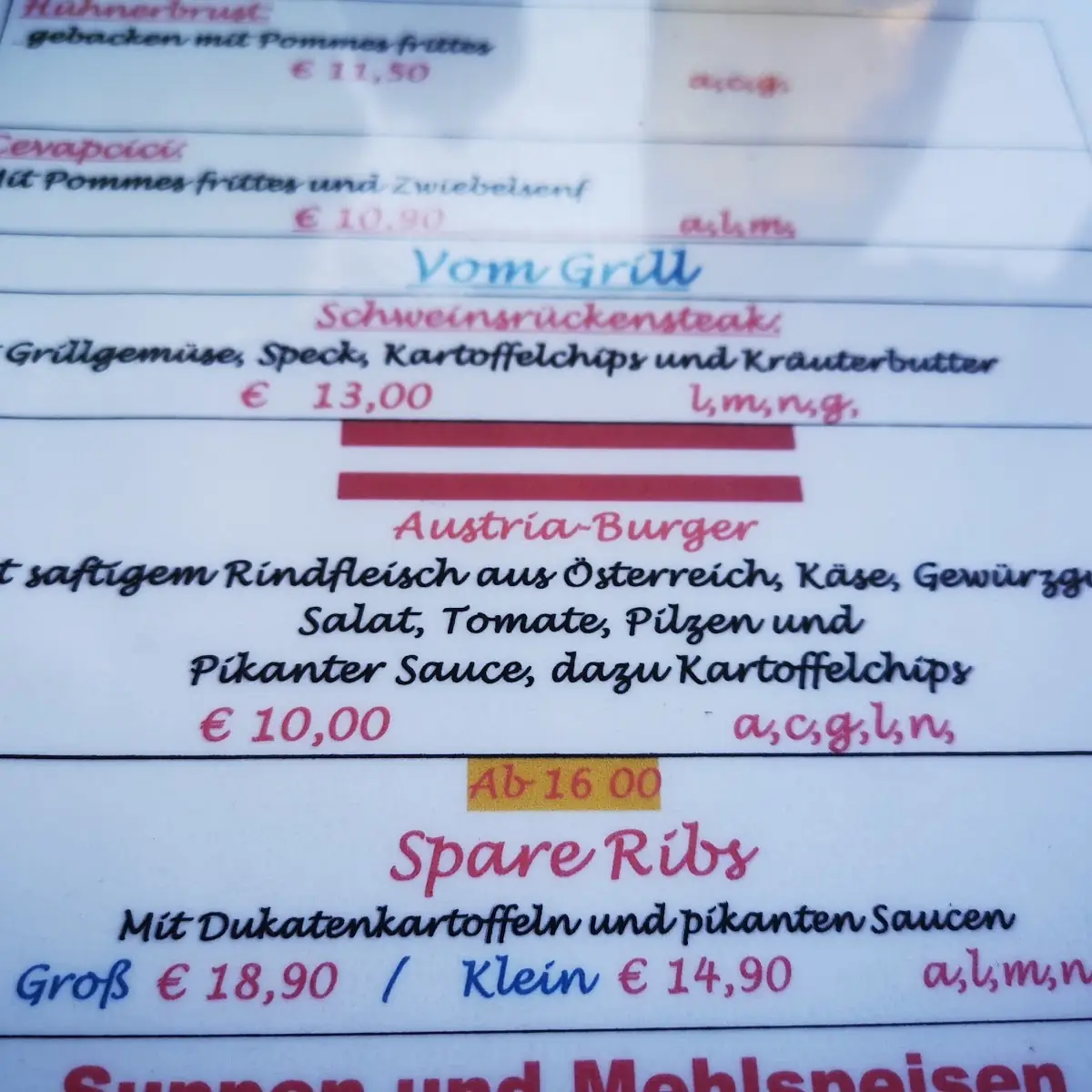 Speisekarte photo 10